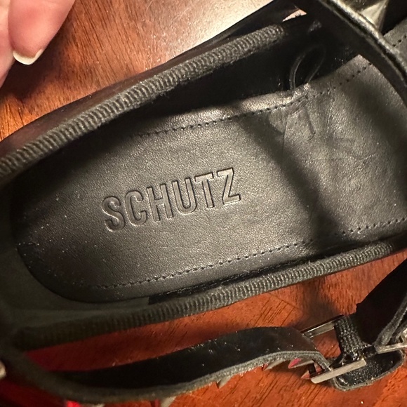 Schutz Black Leather Shoes - Picture 6 of 6